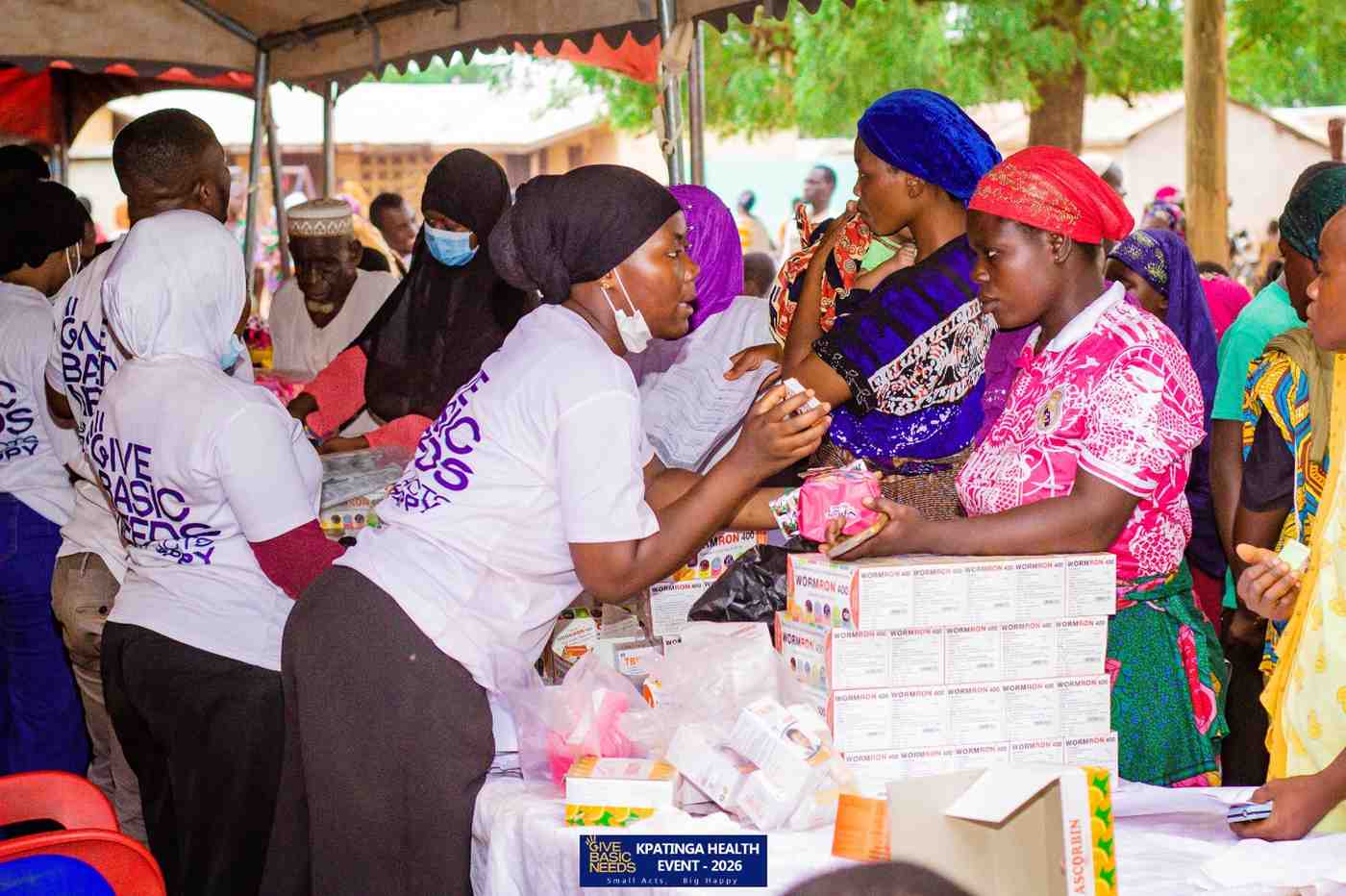 Medical outreach event in Kpatinga, Northern Ghana
