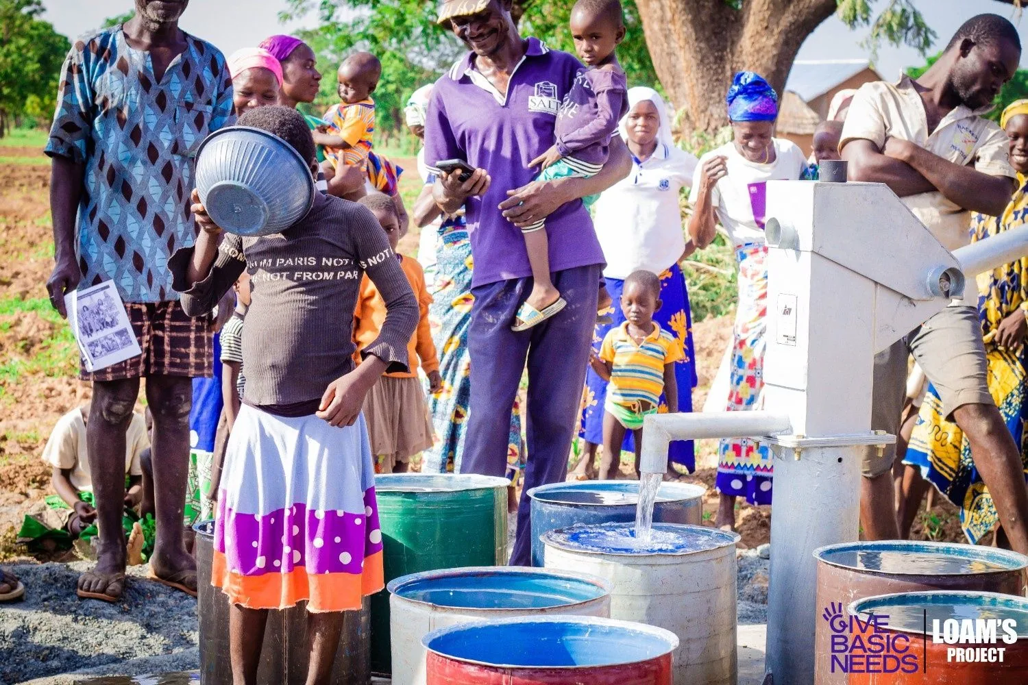 Deep borehole in Loam, Ghana