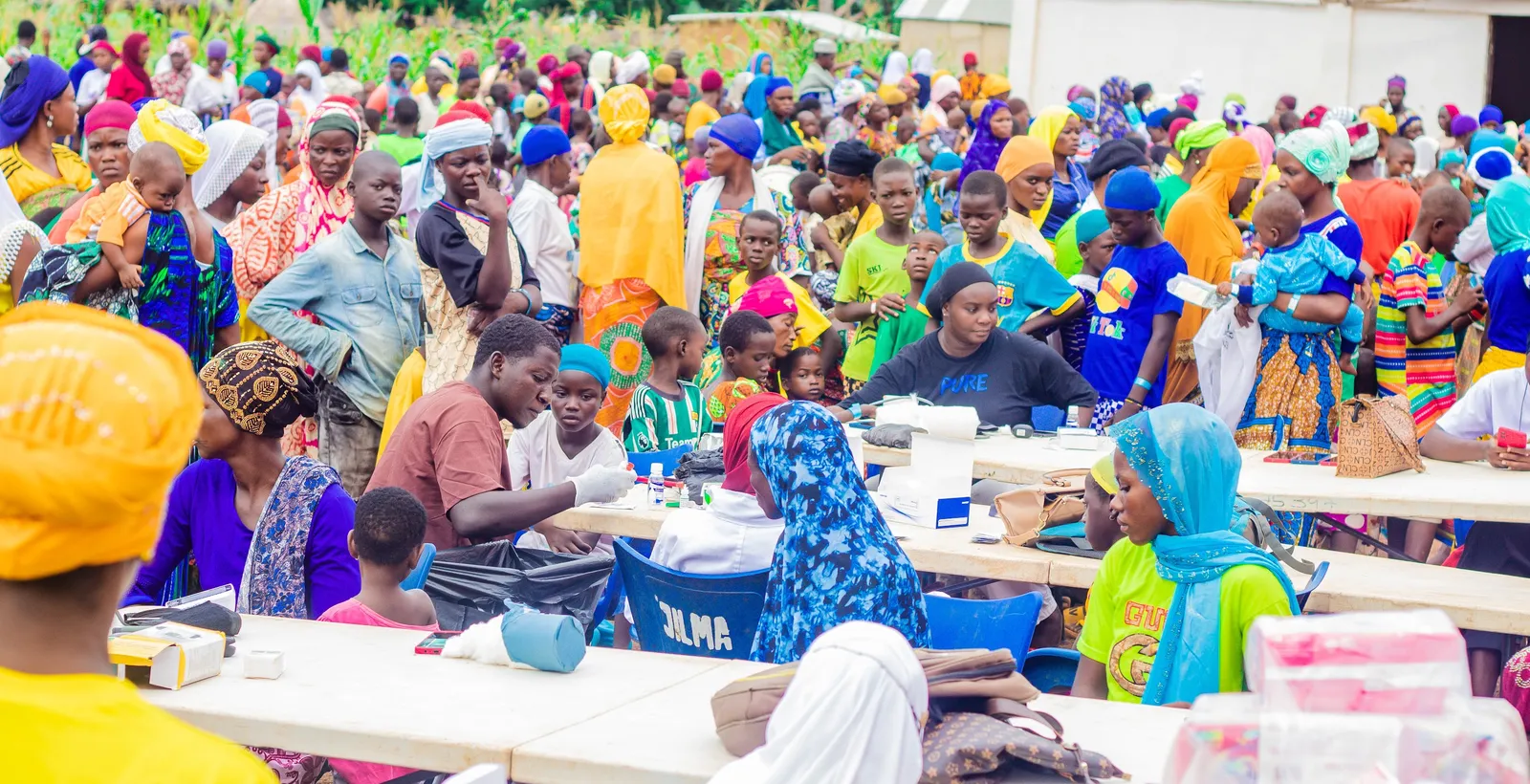 Northern Health Shield screening day in Nalogu, Northern Ghana