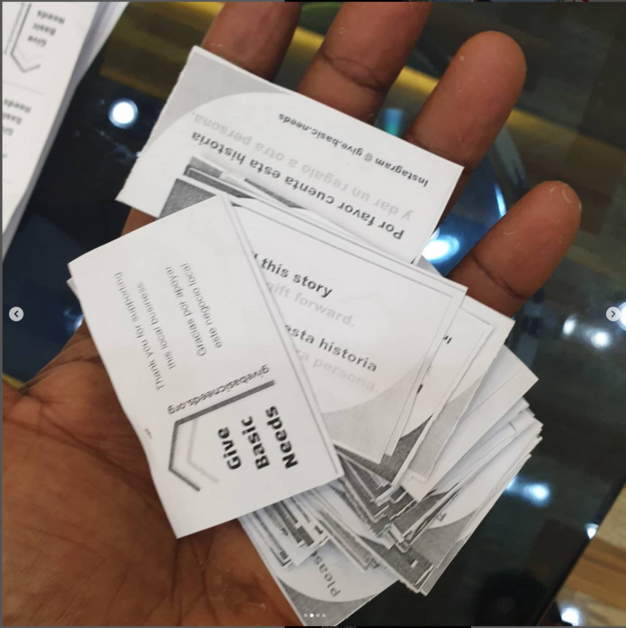 Giving Cards in Ghana
