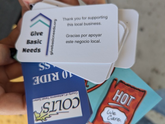Burritos and Bus Passes - 50 Gifted